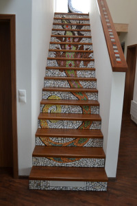 Schody ještěrka/Stairs-lizard